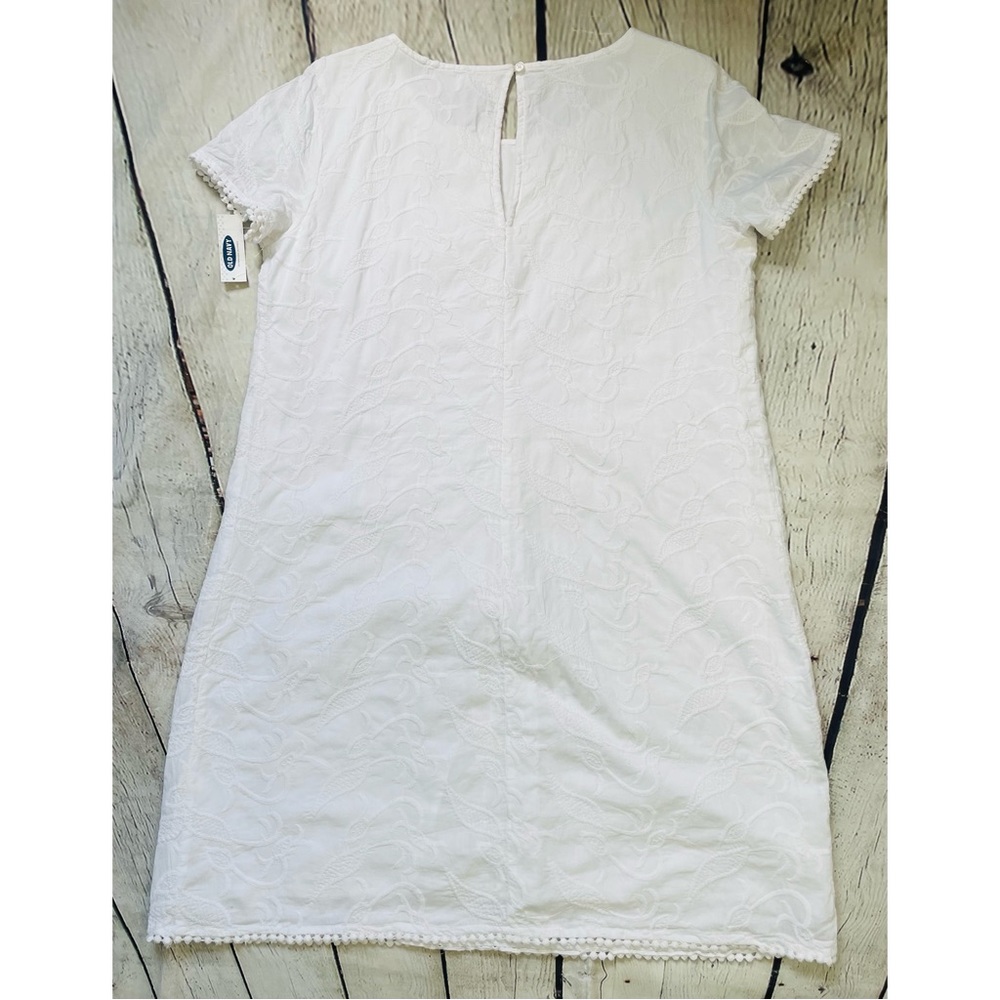 Old Navy White Embroidered Short Sleeve Dress NWT! - Picture 16 of 16